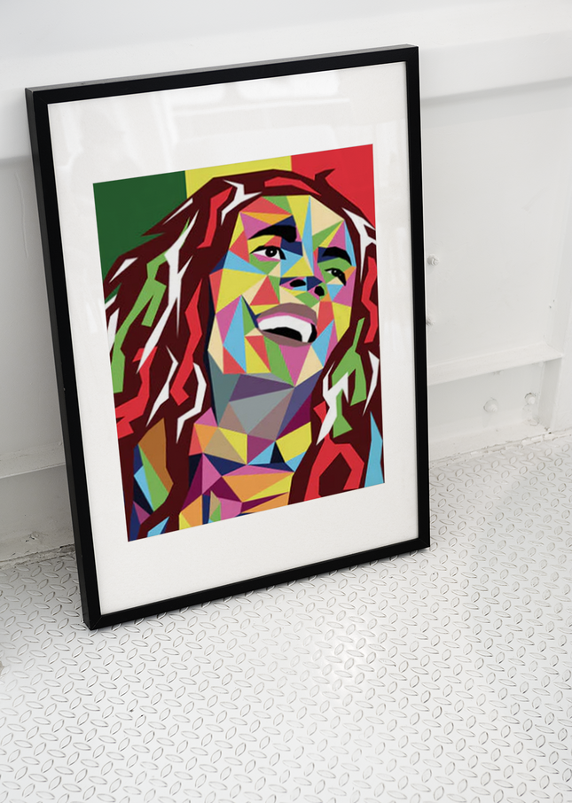 Tableau Pop Art <br> Bob Marley
