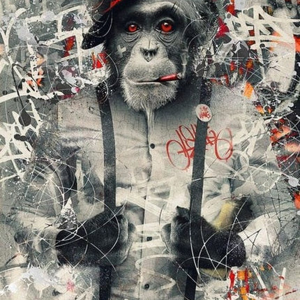 Tableau Street Art <br> Classy Monkey