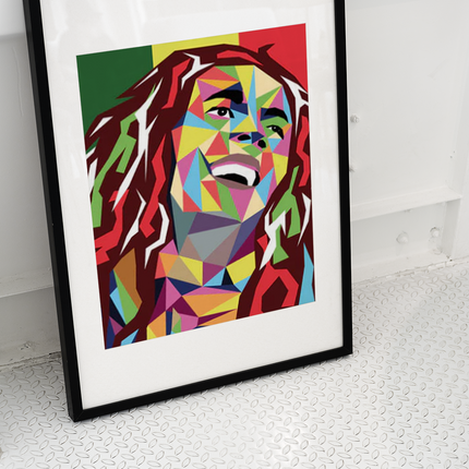 Tableau Pop Art <br> Bob Marley