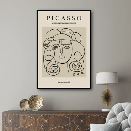 Tableau Minimaliste <br> Picasso 1972