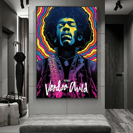 Tableau Pop Art <br> Jimmy Hendrix