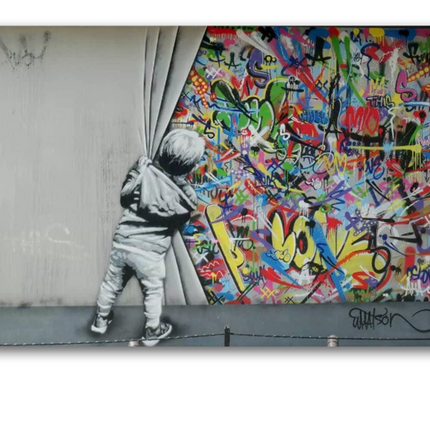 Tableau Street Art Graffity Banksy